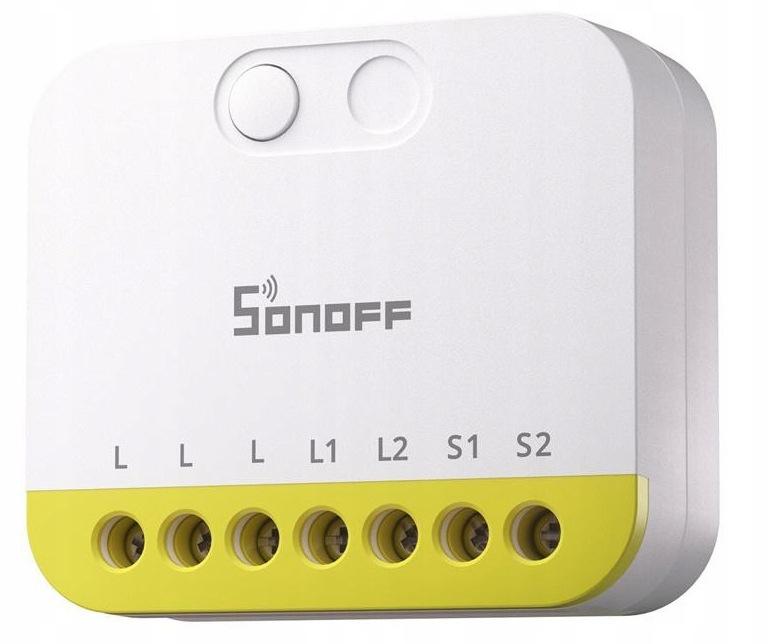 Dwukanałowy mini przełącznik bez N Sonoff MINI-ZB2GS-L ZigBee