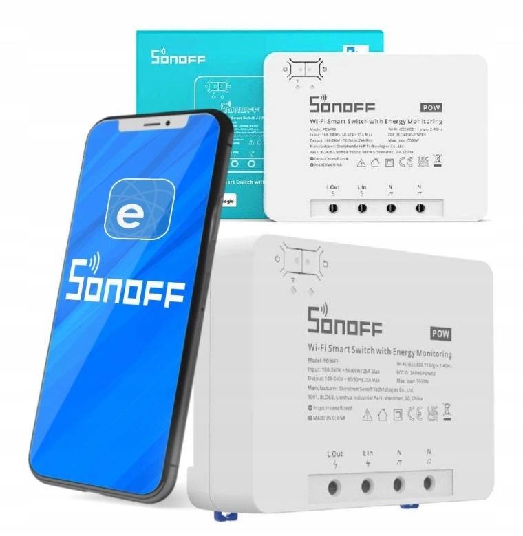 SONOFF sterownik 1-kanałowy 25A WiFi POWR3