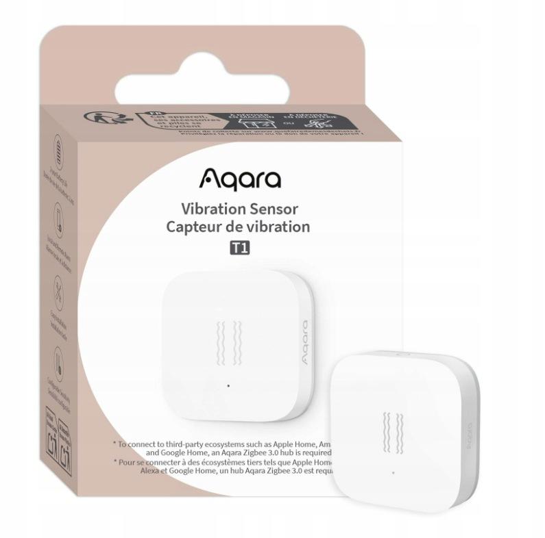 Aqara Vibration Sensor T1 | Czujnik wibracji | Biały VB-S01D