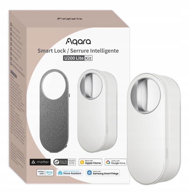 Aqara Smart Lock U200 Lite Biały Inteligentny zamek do drzwi EL-D03DW