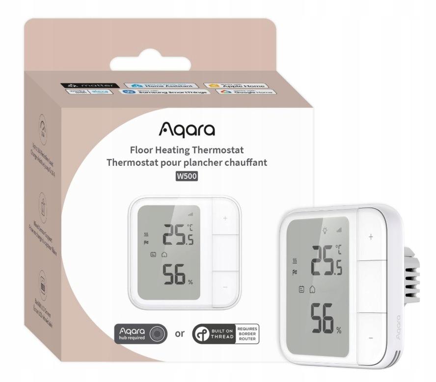 Aqara Floor Heating Thermostat W500 Termostat do ogrzewania podło UT-A01D