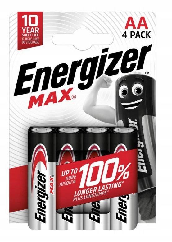 Bateria LR6 / AA Energizer MAX (blister 4 szt.)
