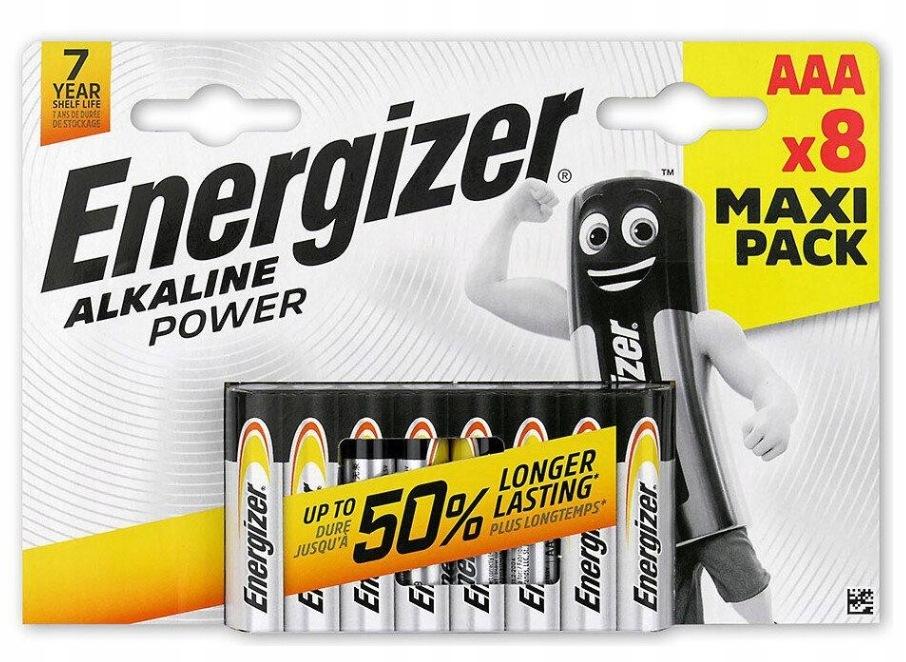 Bateria LR03 / AAA Energizer Alcaline Power (blister 8 szt.)