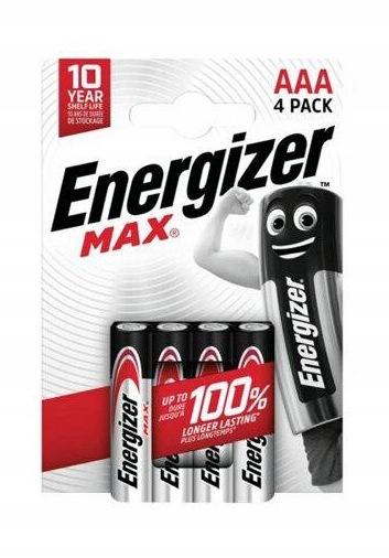 Bateria LR03 / AAA Energizer MAX (blister 4 szt.)