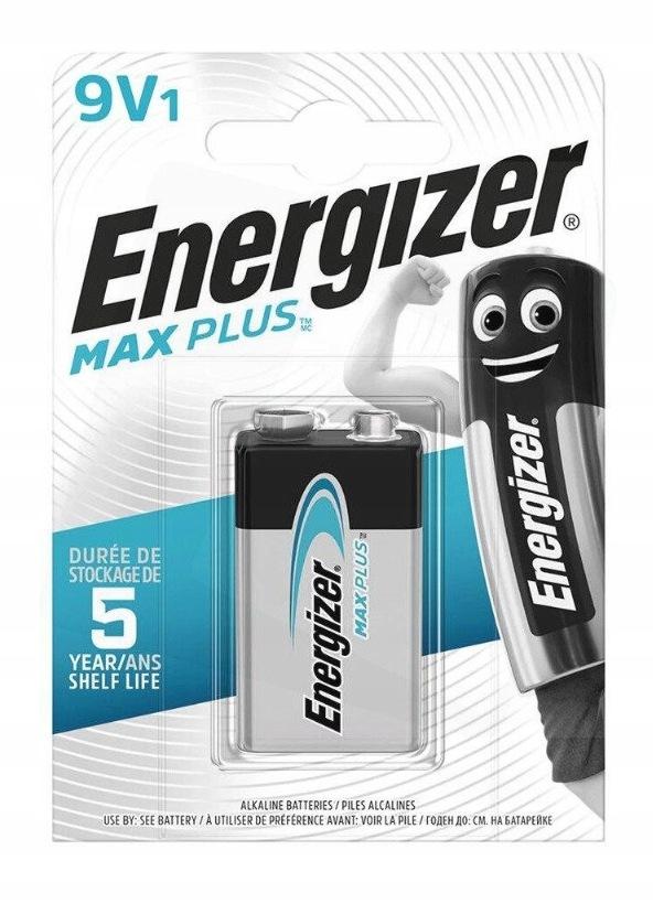 Bateria 6LR61 9 V Energizer Alcaline MAX Plus (blister 1 szt.)