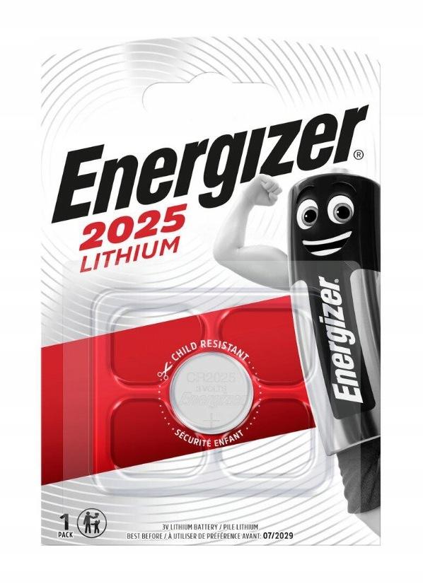 Bateria CR2025 Energizer Lithium (blister 1 szt.)