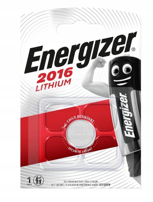 Bateria CR2016 Energizer Lithium (blister 1 szt.)