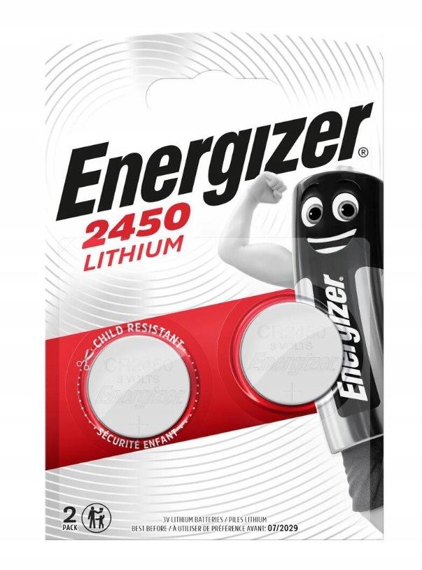 Bateria CR2450 Energizer Lithium (blister 2 szt.)