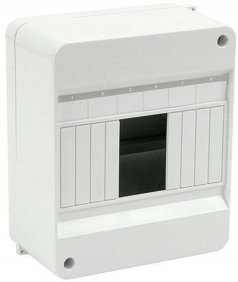Rozdzielnica n/t RNO 6 IP30 140x117x67mm, biała | 5.6 Elektro-Plast