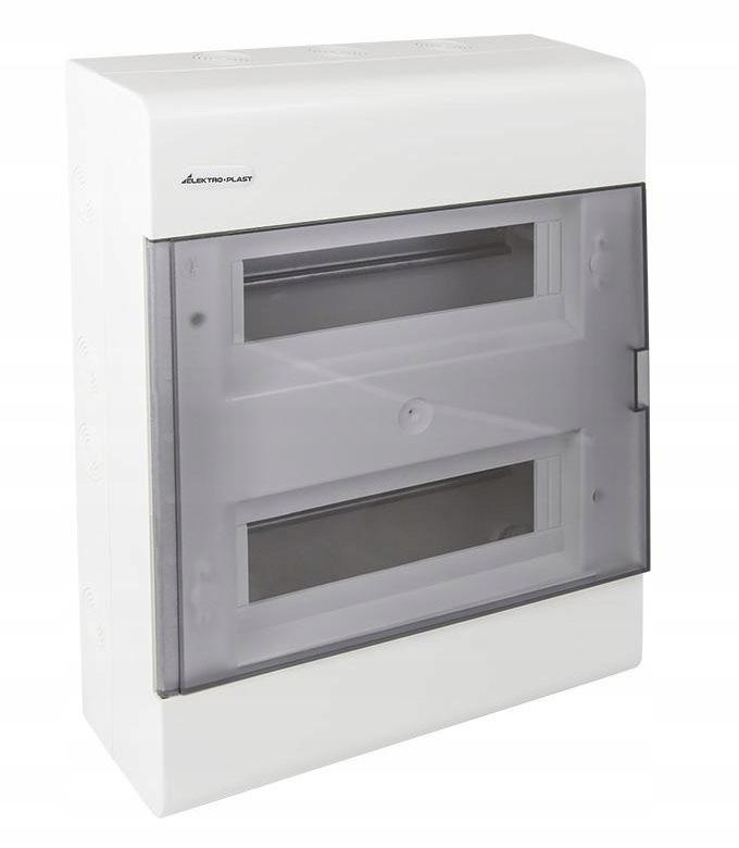 Rozdzielnica modułowa 2x12 natynkowa (N+PE) IP40 SRn-24 Elektro Plast