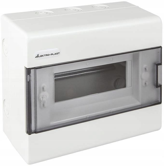 Rozdzielnica modułowa 1x8 natynkowa (N+PE) IP40 SRn-8 ELEKTRO-PLAST OPATÓW