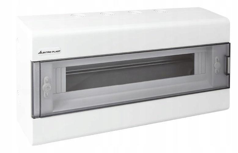 Rozdzielnica modułowa 1x18 natynkowa (N+PE) IP40 SRn-18 ELEKTRO-PLAST OPATÓ