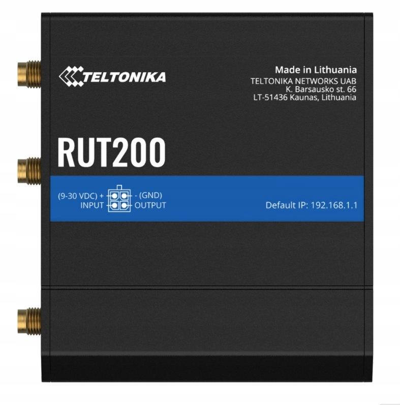 Teltonika RUT200 router przemysłowy 4G / LTE (RUT200010000)