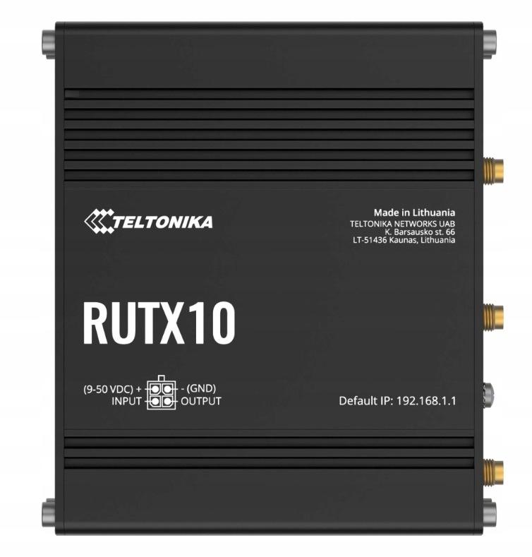 Teltonika RUTX10 router przemysłowy (RUTX10000000)