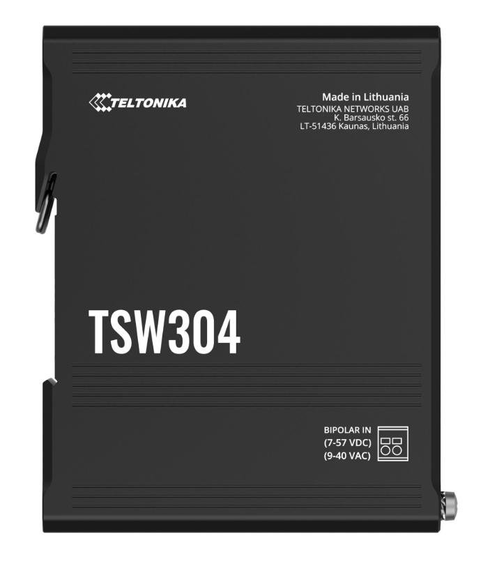 Teltonika TSW304 switch przemysłowy 4xGE (TSW304000000) DIN