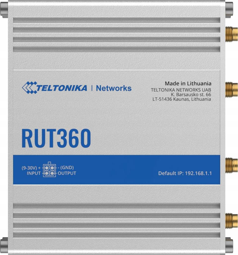 Teltonika RUT360 router przemysłowy 4G / LTE (RUT360000000)