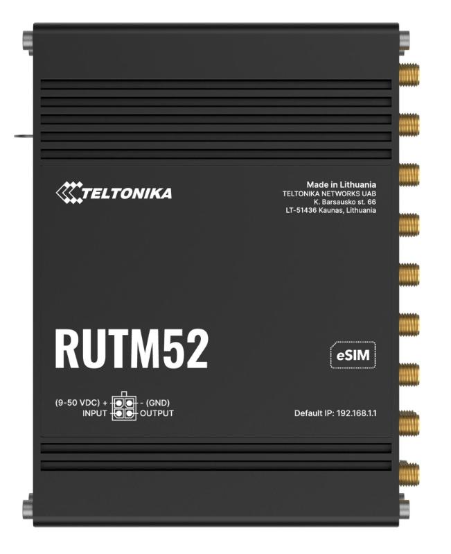 Teltonika RUTM52 router przemysłowy 5G (RUTM52100000)