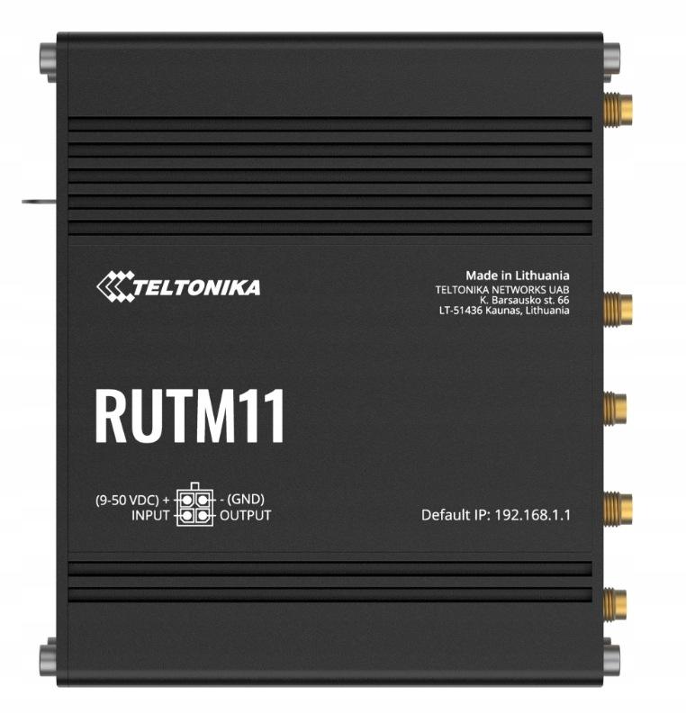 Teltonika RUTM11 router przemysłowy 4G / LTE (RUTM11000000)