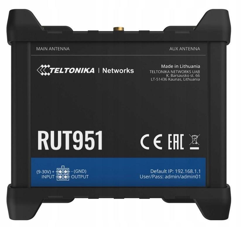 Teltonika RUT951 router przemysłowy 4G / LTE (RUT951000000)