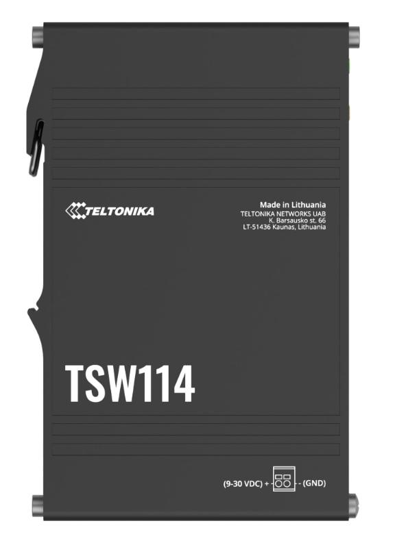 Teltonika TSW114 switch przemysłowy 5xGE (TSW114000000) DIN