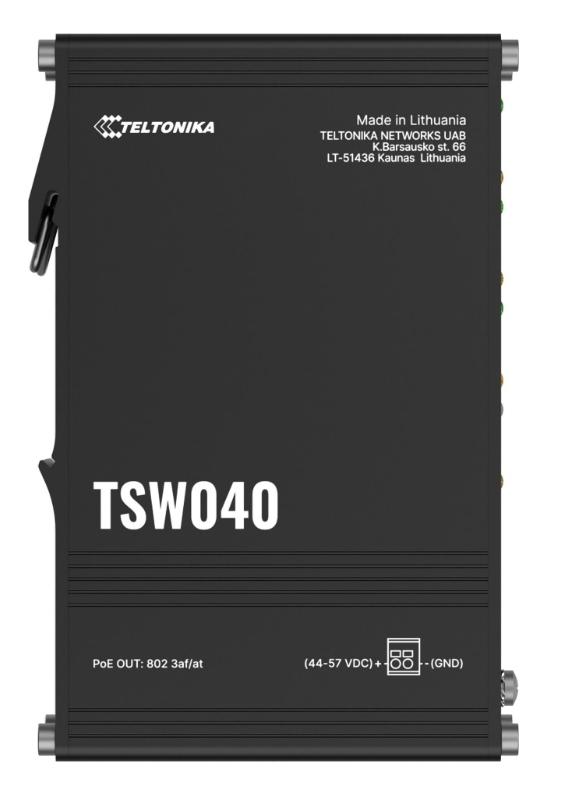 Teltonika TSW040 switch przemysłowy PoE (TSW04000000)