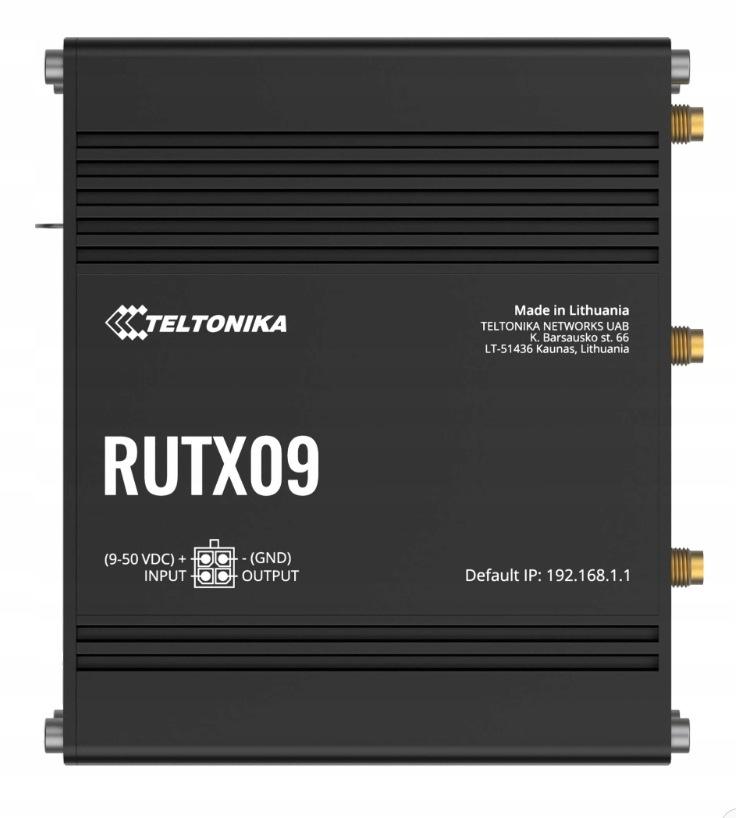 Teltonika RUTX09 router przemysłowy 4G / LTE (RUTX09000000)