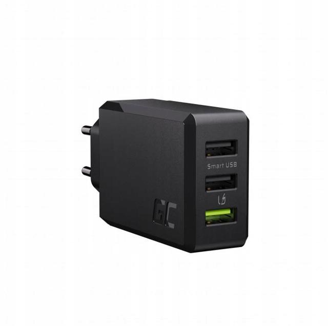 ŁADOWARKA SIECIOWA Green Cell CHARGESOURCE 3 3xUSB 30W ULTRA CHARGE
