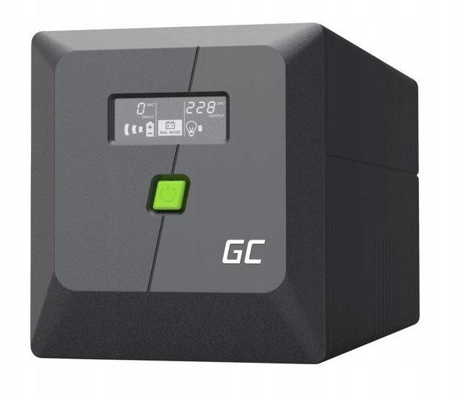 UPS ZASILACZ AWARYJNY Greencell PowerProof 1000VA 700W LCD CZYSTA SINUSOIDA