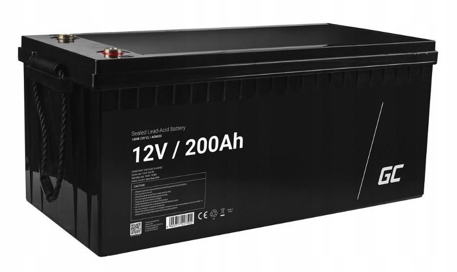 AKUMULATOR AGM Green Cell VRLA 12V 200Ah