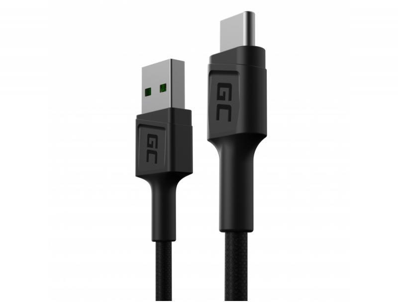 KABEL USB-A / USB-C Green Cell POWERSTREAM 30cm ULTRA CHARGE 3.0 KABGC25