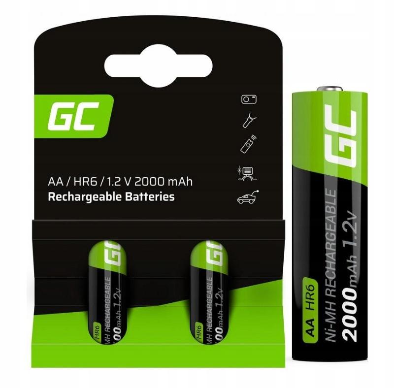 AKUMULATORKI Green Cell 2x AA HR6 2000mAh GR06