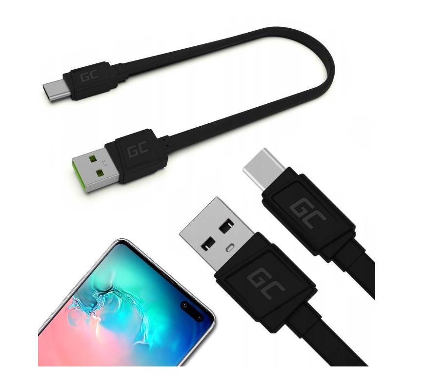 KABEL USB-A / USB-C Green Cell Matte 25cm ULTRA CHARGE KABGC03