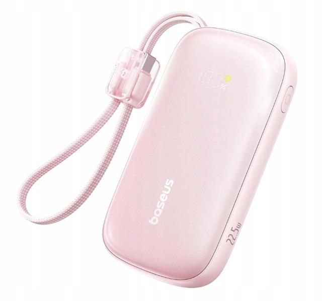 Powerbank Baseus EnerFill FC21 20000 mAh 22,5 W USB-A USB-C różowy