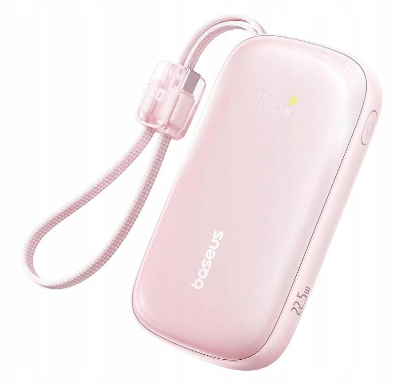 Powerbank Baseus EnerFill FC21 20000 mAh 22,5 W USB-A USB-C różowy