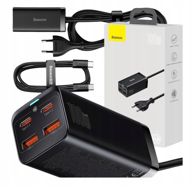 ŁADOWARKA SIECIOWA Baseus GaN 3 Pro Desktop Charger CCGP000101 100W