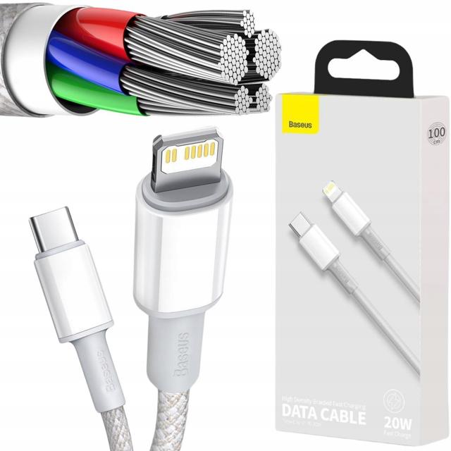 KABEL USB-C / Lightning iPhone Baseus Cafule CATLGD-02 1m 20W PD Quick Char