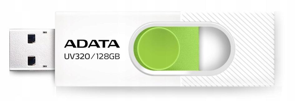 Adata Pendrive UV320 128GB USB 3.2 Gen1 Biały
