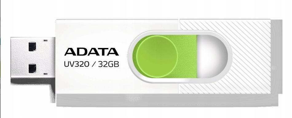 Adata Pendrive UV320 32GB USB 3.2 Gen1 Biały