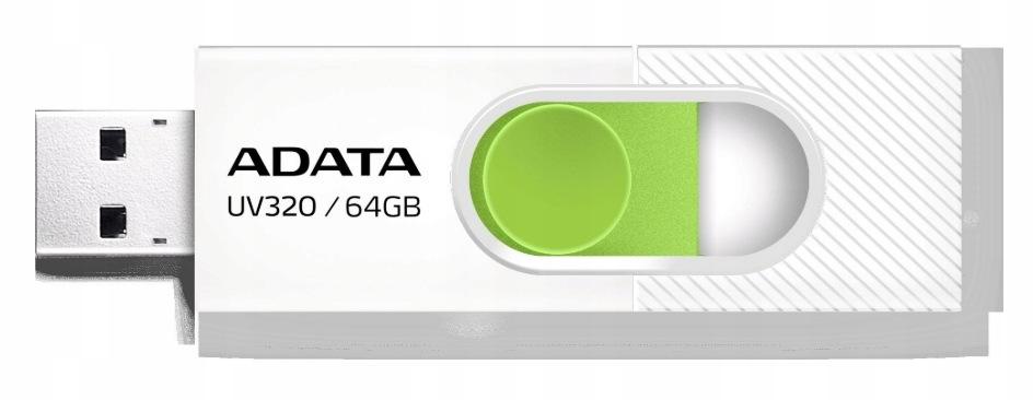 Adata Pendrive UV320 64GB USB 3.2 Gen1 Biały