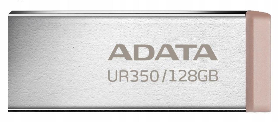 Adata Pendrive UR350 128GB USB3.2 Gen1 Metal brązowy