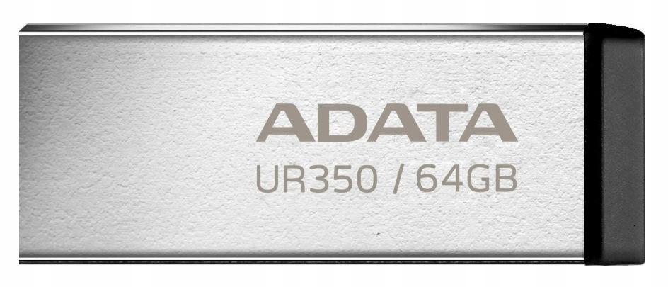 Adata Pendrive UR350 64GB USB3.2 Gen1 Metal czarny