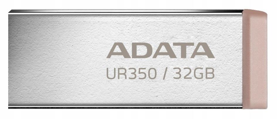 Adata Pendrive UR350 32GB USB3.2 Gen1 Metal brązowy