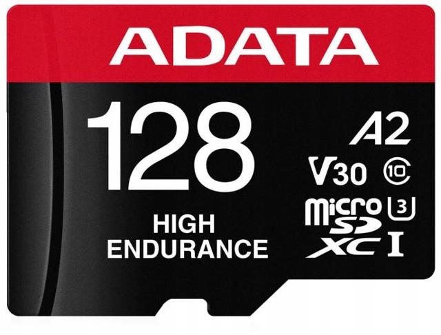 Adata Karta microSD High Endurance 128GB UHS1 U3 V30 A2 100/85MB/s + Adapt