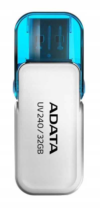 Adata Pendrive UV240 32GB USB 2.0 Biały