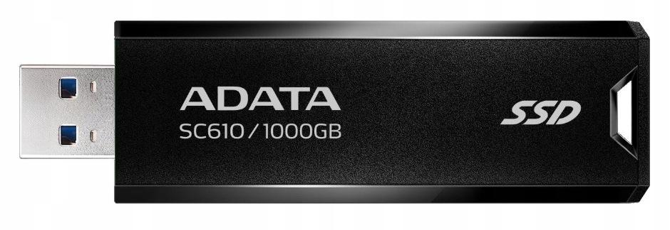 Dysk zewnętrzny SSD Adata SC610 1000GB USB3.2A czarny