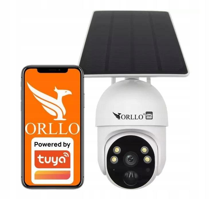 Kamera IP bezprzewodowa 4G LTE obrotowa z panelem solarnym Orllo TZ1 PRO
