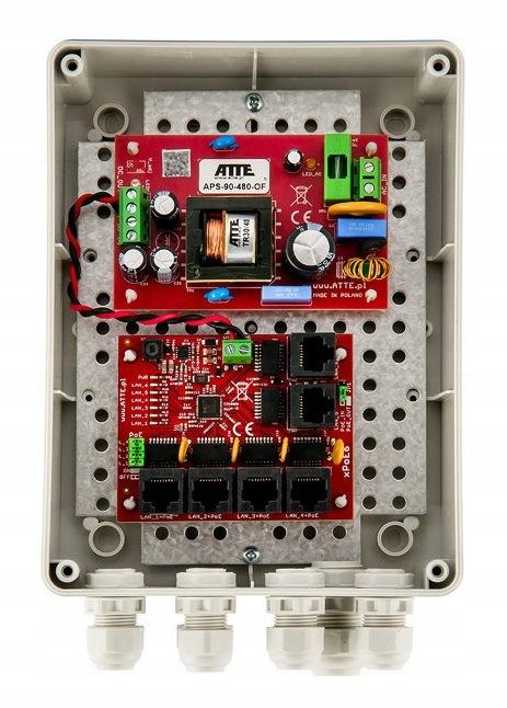 SWITCH 5-PORTOWY POE ATTE IP-5-11-M2