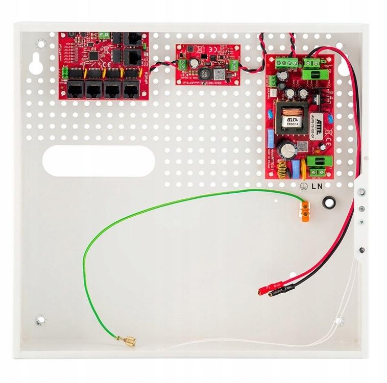SWITCH POE 5-PORTOWY Z ZASILANIEM BUFOROWYM ATTE IPUPS-5-11-F