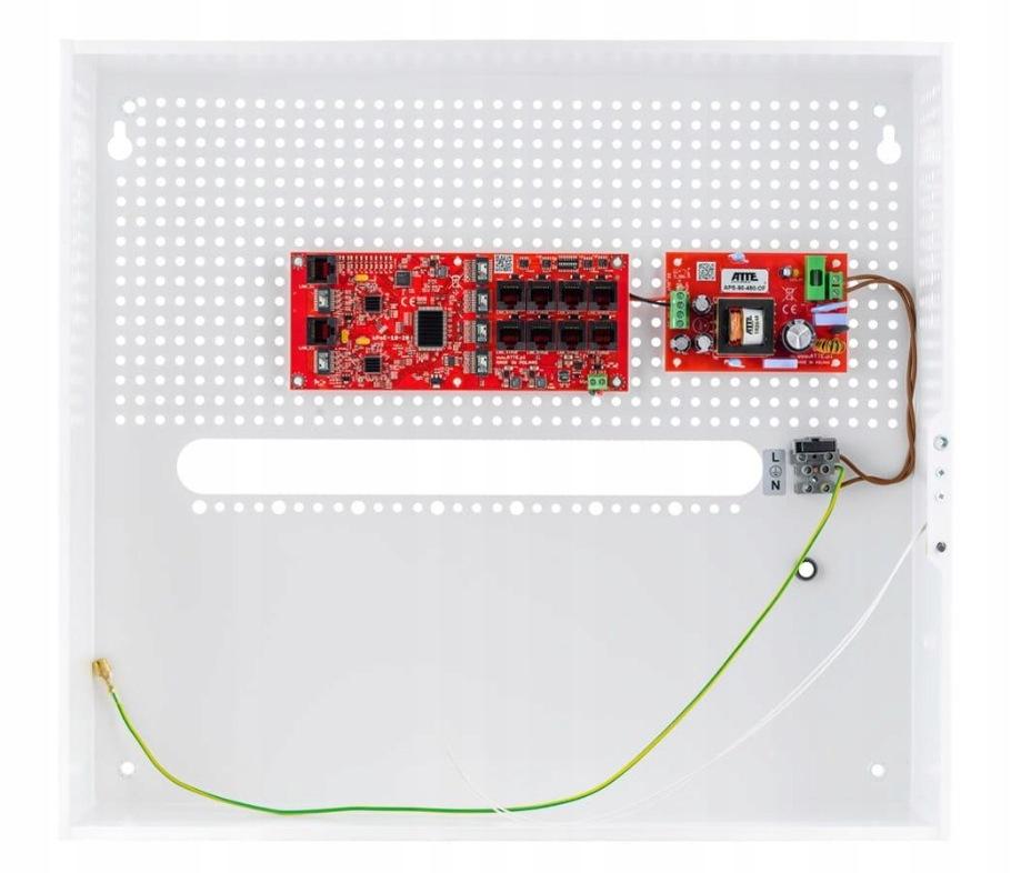 Zestaw do 8 kamer IP switch PoE 8P+2G ATTE IP-8-20-H