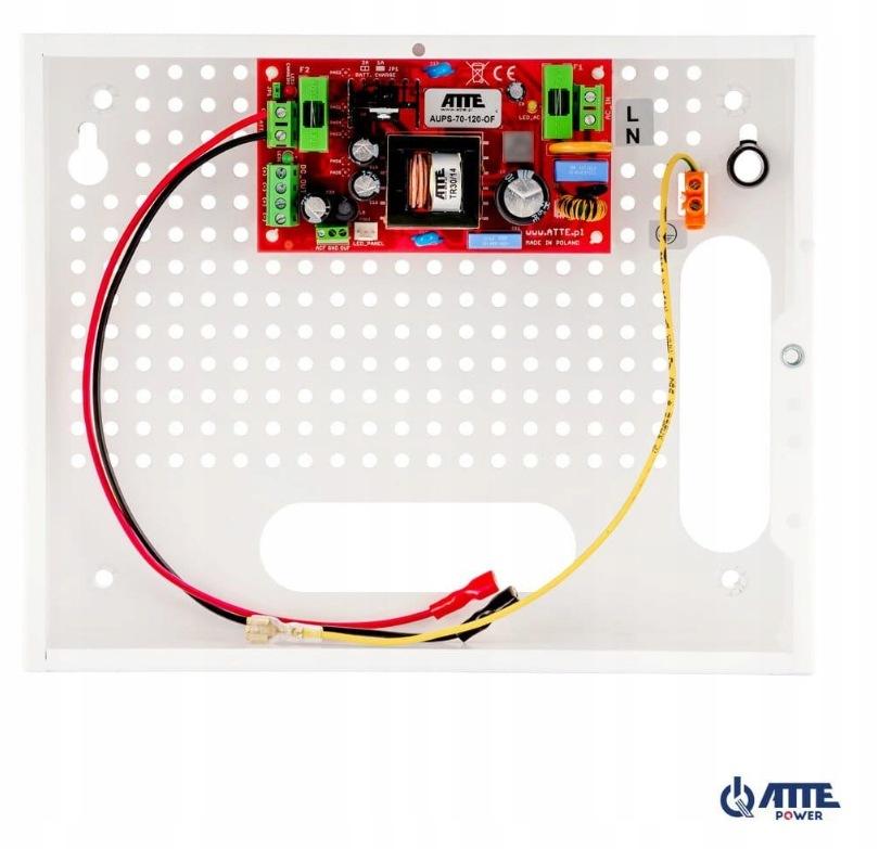 Zasilacz buforowy SMPS 12V 6A 72W ATTE AUPS-70-120-E